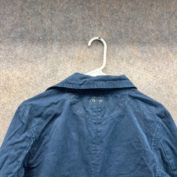 Converse One Star Jacket Womens XL Navy Utility Button Front Military Chore - Picture 9 of 10